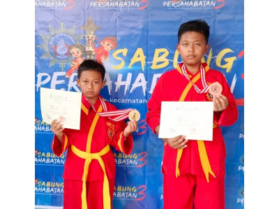 Juara dalam EKstrakurikuler Pencaksilat tahun 2023
